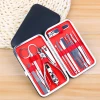 Manicure repair tools set of 15 nail clippers set manicure care kit