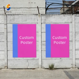 Manufacturer High Quality Custom Print Indoor/outdoor Posters Customized Poster Advertising Paper Poster