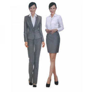 Manufacturer Supplier Women Lapel Collar Office Wear Set Three-piece Suit