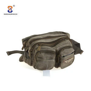 Manufacturers Selling Fanny Pack Canvas Waist Bag For Running Pouch Bag Belt  For Men Belt Pouch