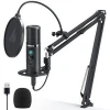 MAONO USB Microphone with Touch Mute Button Microfone 192Khz 24bit Condenser Podcast Studio Mic for PC