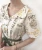 Import Marche logo printed opened collar dress from Japan