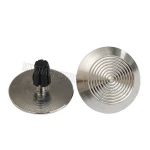marine grade stainless steel tactile paving warning studs  sidewalk pavement ramp slope hill for blind vision impaired