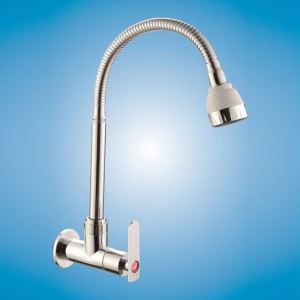 MCBKRPDIO Plastic Steel Cold Water Wash Basin Tap Kitchen Sink Faucet