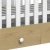 Import MDF-UV painted wooden adjustable baby bed crib/cot with storage 2 drawers for baby sleep from China