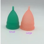 medical silicone menstrual cup with customized package