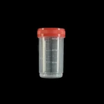 Medical test specimen container Disposable plastic urine container 60ml threaded bottle Urine collection bottle