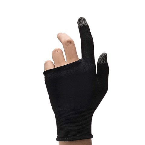 Buy Memo Silver Fiber Gaming Hand Gloves Thumb Gloves For Gaming Finger ...