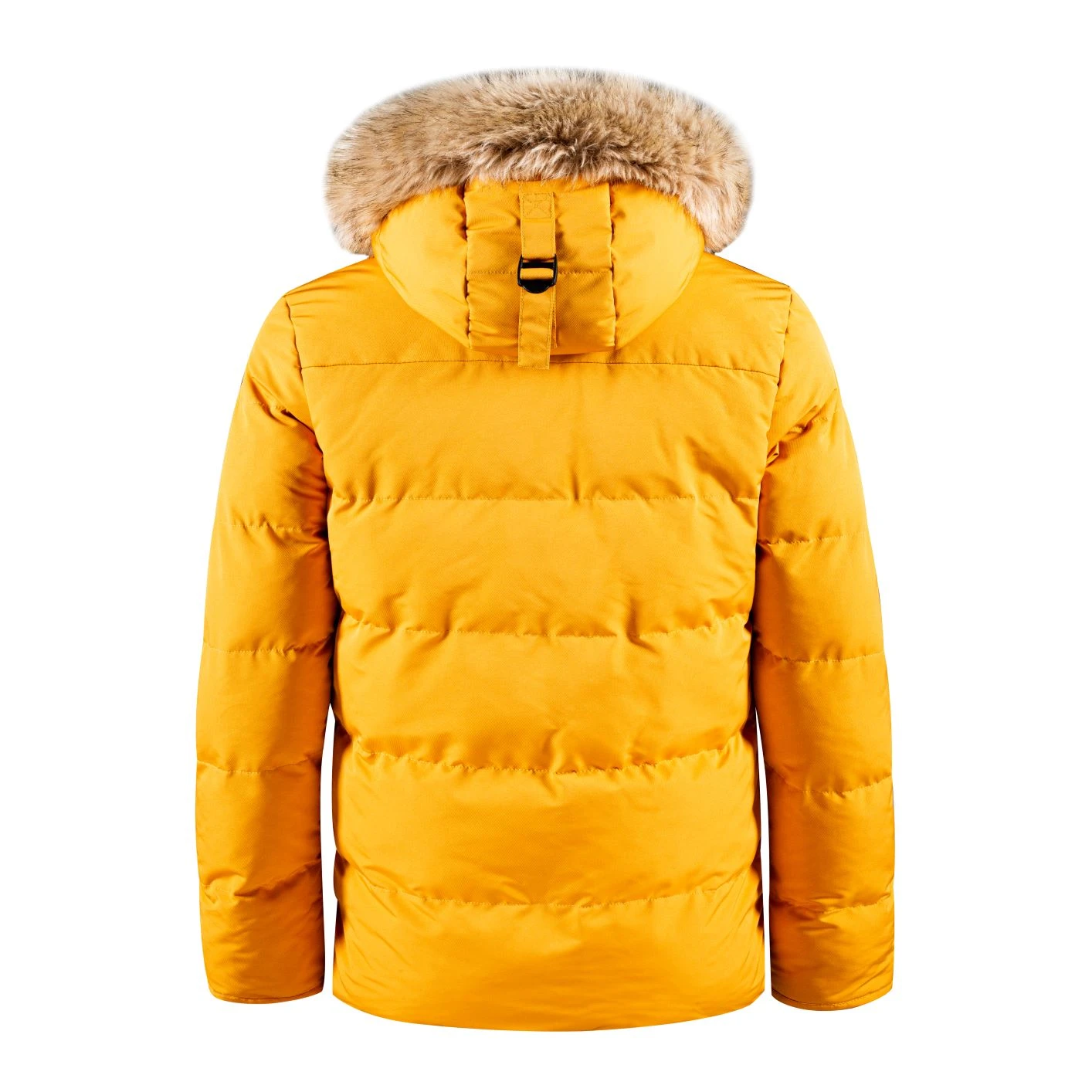 Mens Faux Fur Collar Coat Winter Puffer workwear Jacket Warm Outwear Thicken fleece Winter Coat with faux fur Hood