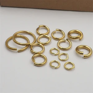Metal solid brass welded round ring O ring