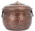 Import Metal with Copper Garden Hose Pot from India