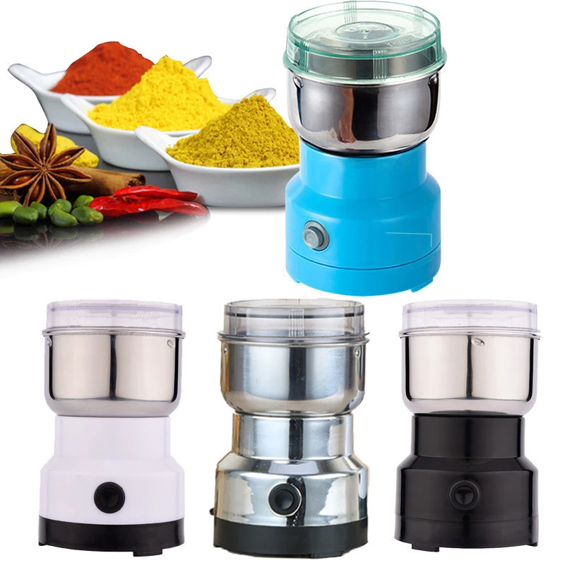 Mini Electric Stainless Steel Dry Spice Grinder Mill Machine Food Processor For Sale