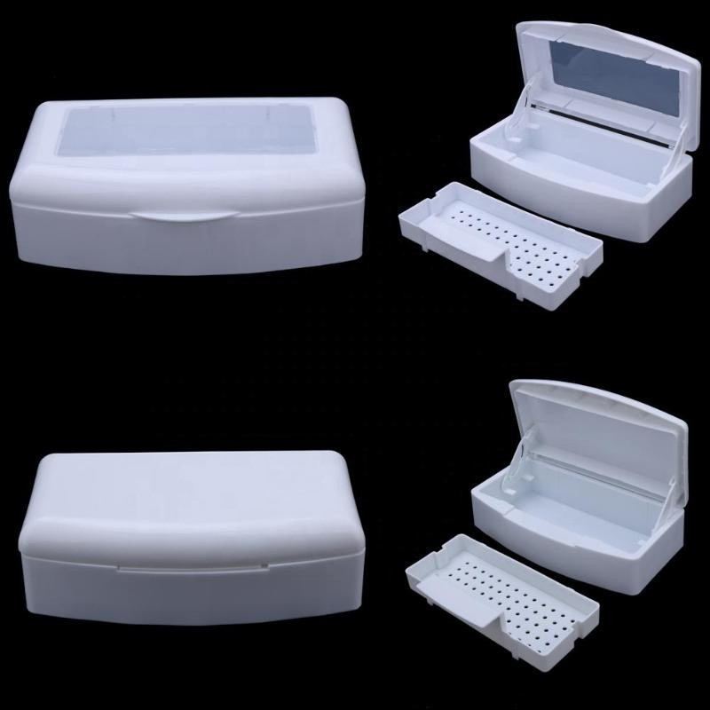 Buy Mini Nail Art Sterilizer Disinfection Box Nail Nipper Tweezersr ...