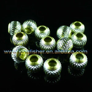Mixed colors large hole european lantern charm aluminum beads 6mm/8mm/10mm/12mm/14mm/16mm wholesales.
