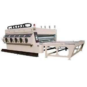MJBL-3 flex printing machine Corrugated Paperboard Printing and slotting Machine (CPU digital display)