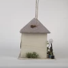Modern Birdhouse, Decorative Wooden BirdHouses with spatzen printing