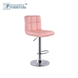Modern design metal PU leather sponge bar chair,lift bar chair