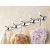 Import modern door hooks kitchen bathroom stainless steel self adhesive wall mounted garage keychain clothes towel robe double hooks from China