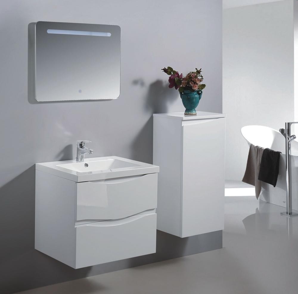 Modern European Style Design LED mirror Lacquer Bathroom Furniture