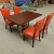 Import modern fast food restaurant dining table chair set from China