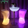 Modern lighted up 16color remote control wireless portable cocktail Bar KTV Cafe wedding led table