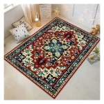 Modern New Customized Design Crystal Velvet Carpet Chinese Non Slip Digital Printing Living Room Carpet