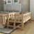 Import Modern simple children bed, single solid wood bed splicing childrens bed, baby bed folding and widening simple bedroom furnitur from China
