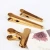 Import Modern Simple Stainless Steel Chip Clips Gold Metal Air Tight Bag Clip Perfect for Kitchen Office Stationary for Students from China