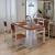 Import Modern simple table chair dining table rectangular table and chair combination from China