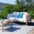 Import Modern teak garden chair furniture sets outdoor curved sofa set patio sofa furniture beach sofa chair from China