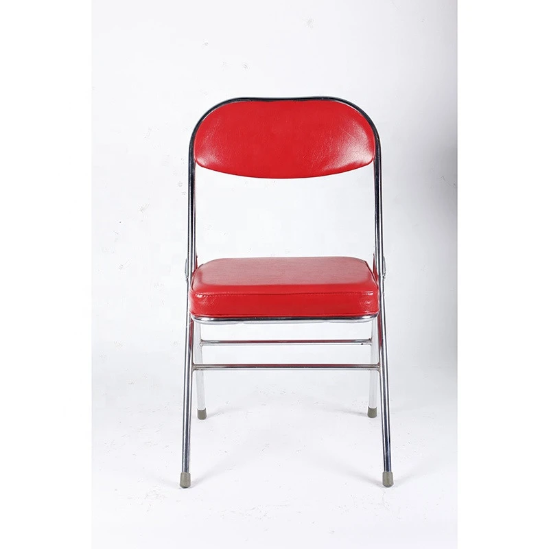Modern Training Office Furniture PU Chair Mid-back Office PU Foldable Office Conference Chair/Visitor Chair