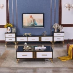 Modern TV stand/Tv cabinet/Luxury Tv stand stainless steel frame