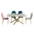 Import Modern used hotel furniture stainless steel dining table and chair sets from China