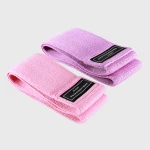 Monochrome  suits wholesale Polyester cotton resistance band Yoga tension band hip elastic band logo custom