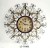Import Morden antique home decor metal rhomboid wall clock for living room from China