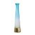 Import Mouth Bown Elegant  Antique Wedding Decoration Frosted Gold Home Goods Long Neck Glass Vases from China