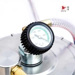 Movable car wheel and engine oil extractor drain