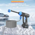 Multifunction Steam Water Service Pressure Pump Equipment High Press Washer Spray Nozzle Cleaner 24/48/96Hv Lithium Battery