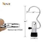 Multifunctional Portable Laundry Hook Chrome One Single Clip Sock Towel Belts Gloves Shoes Hats Hanger