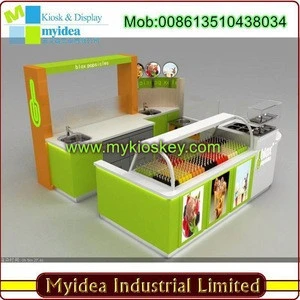 myidea Multi-function bubble tea/frozen yogurt/juice drink/coffee kiosk for sale