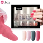 Nail Dipping Powder Kits 4 Colors for French Nail Manicure nail art Set