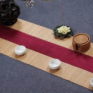 Natural Bamboo Mat for Table Decoration Bamboo Carpet with Different Size