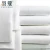 Import Natural Cotton White Satin Bed Sheet Queen Size Bed Linen Hilton Hotel Bedding Set from China
