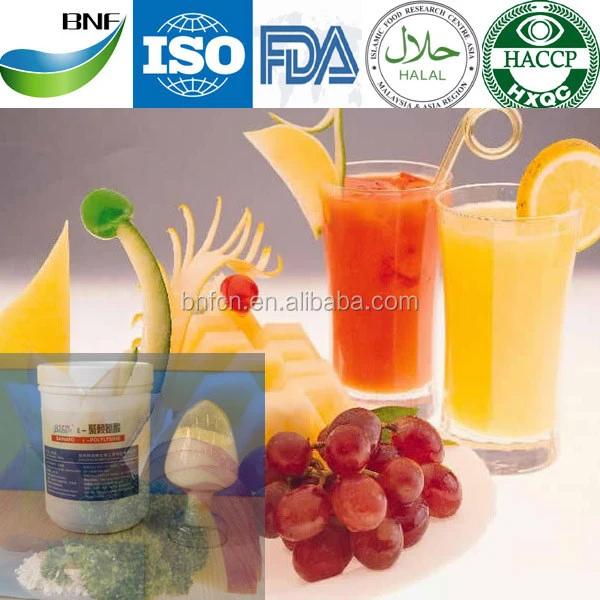 Natural ingredients/additives/preservatives for vegetable/juice/beverage/drinks/fruit juice