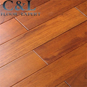 Natural UV lacquer prefinished 2.0mm Burma Teak engineered wood flooring