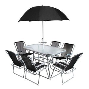 New 8pc Garden Patio Furniture Set with Umbrella