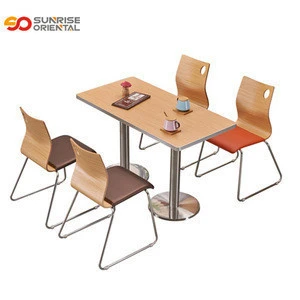New arrival cheap price colorful tables and chairs for restaurant guangzhou restaurant furniture