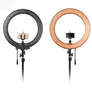 New arrivals 3500-6500K 240 led make up ring light YOUTUBE video dimmable photography studio ring light with photo light stand