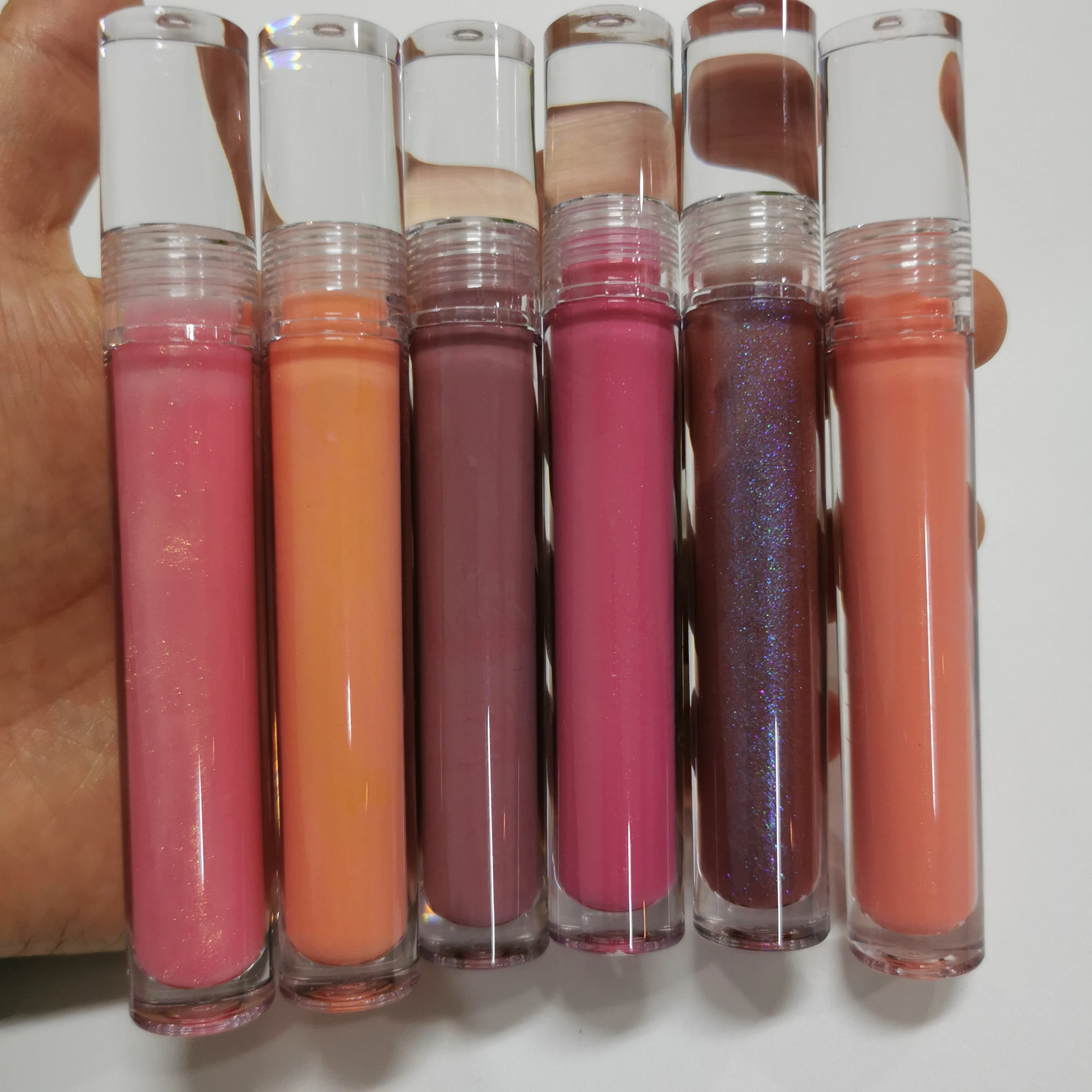 New arrivals clear lip gloss tube lip glaze wholesale luxury liquid lipstick