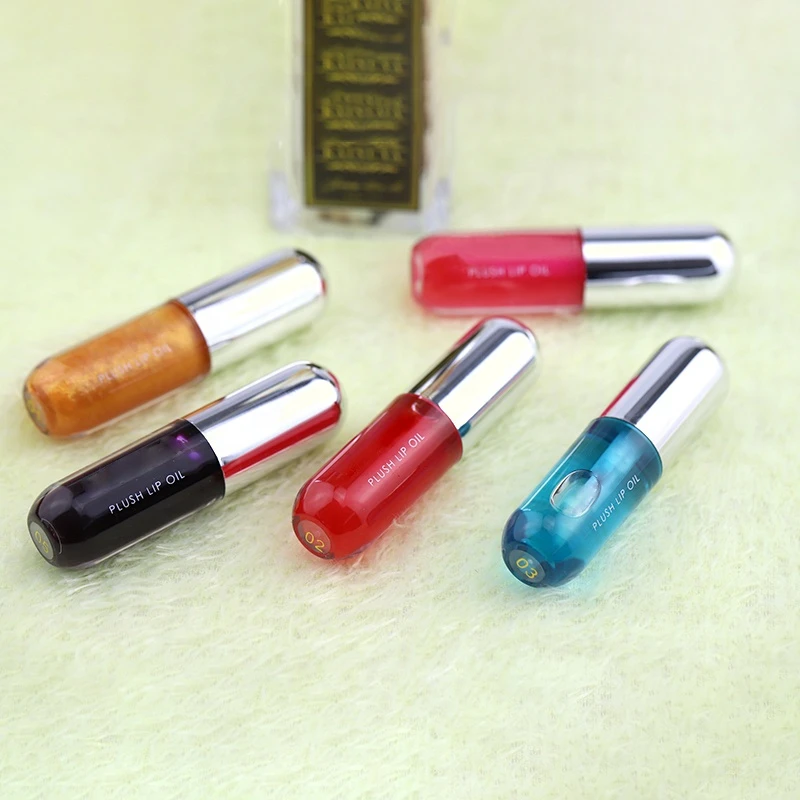 New Arrivals OEM Private Label 5 Pieces  Multi Color Matte Lipstick Set Water Proof Long-Lasting  Lip Oil Set